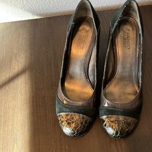 Franco Sarto green/grey shoes 8